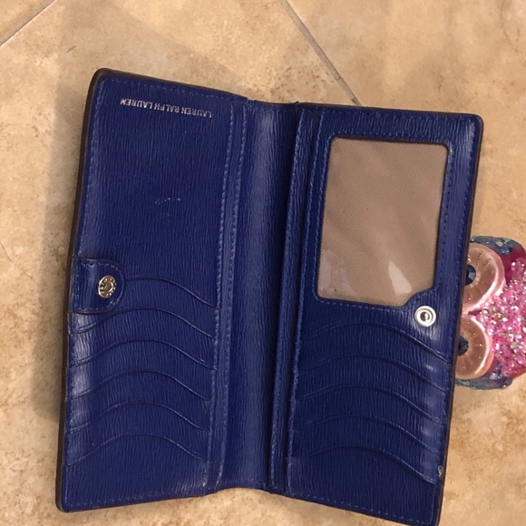 Ralph Lauren Newbury satchel matching Wallet